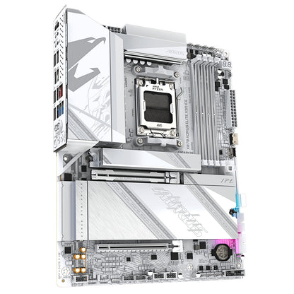 Gigabyte X870 AORUS ELITE X3D ICE AMD AM5 Socket Motherboard, ATX DDR5 M.2 WiFi