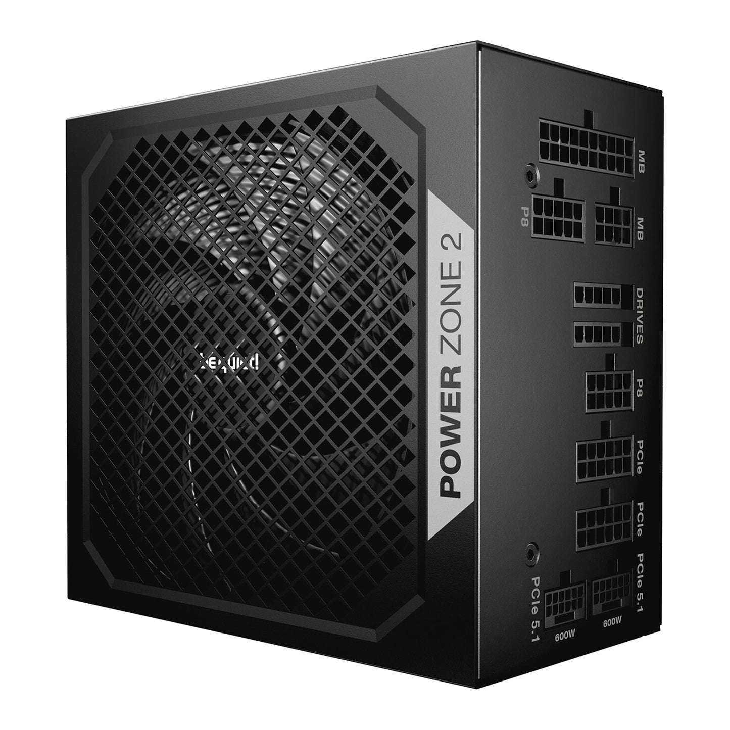 be quiet! Power Zone 2 PSU 1200W Semi-passive zero-RPM cooling, PCIe ATX Support