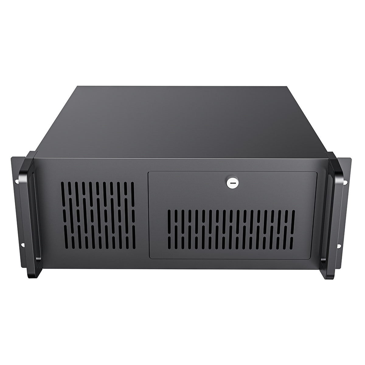 CiT 4U Rackmount Server Case 500mm, Lockable Door, Supports ATX/mATX, 8xHDD Bays