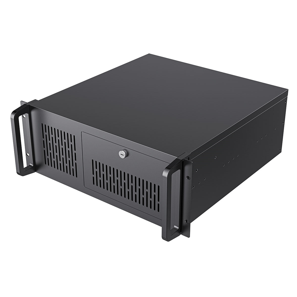 CiT 4U Rackmount Server Case 500mm, Lockable Door, Supports ATX/mATX, 8xHDD Bays