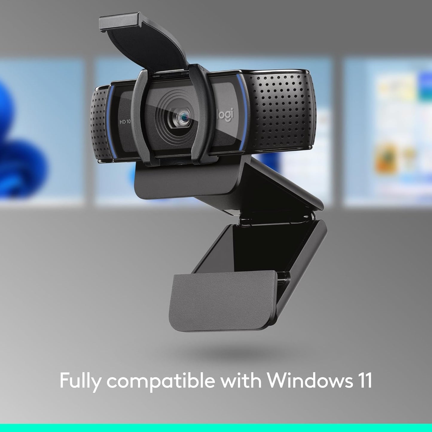Logitech C920S HD Pro Webcam, FHD 1080p/30fps Video Calling, Clear Stereo Audio
