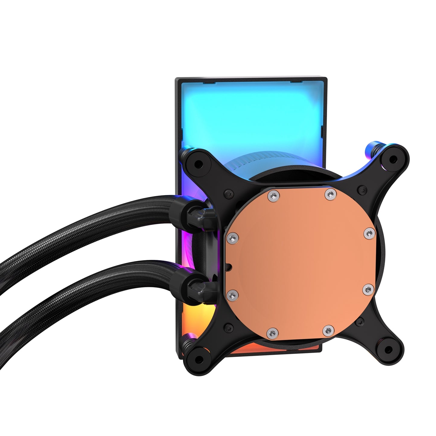 Antec Vortex View 360 Black AIO Liquid CPU Cooler, LCD, Pump, 3xPWM Fans, ARGB