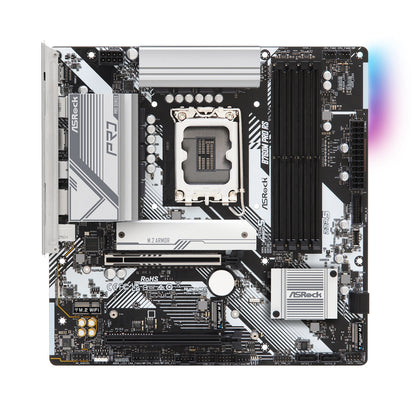 ASRock B760M PRO RS Motherboard, Intel 1700 Socket, Micro-ATX, DDR5, M.2, I/O