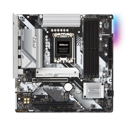 ASRock B760M PRO RS Motherboard, Intel 1700 Socket, Micro-ATX, DDR5, M.2, I/O