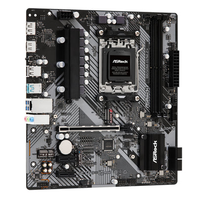 ASRock B650M-H/M.2+ AMD AM5 Socket Motherboard, mATX, 2xDDR5 Slots, 2xM.2 Socket