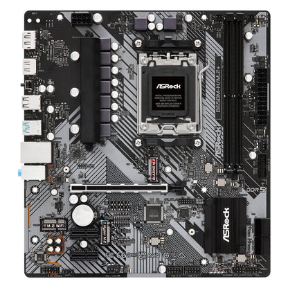 ASRock B650M-H/M.2+ AMD AM5 Socket Motherboard, mATX, 2xDDR5 Slots, 2xM.2 Socket