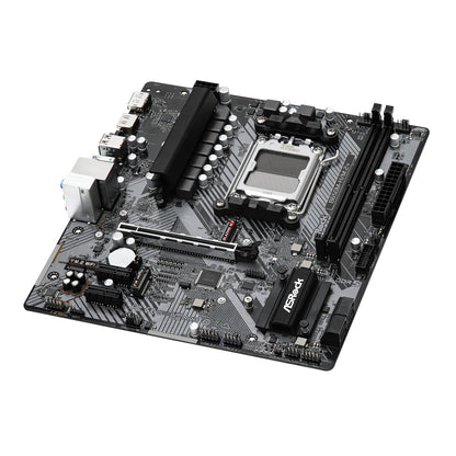 ASRock B650M-H/M.2+ AMD AM5 Socket Motherboard, mATX, 2xDDR5 Slots, 2xM.2 Socket