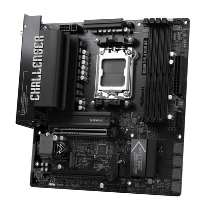 ASRock B850M Challenger WiFi AMD AM5 Socket Motherboard mATX 4xDDR5 Slots 2x M.2