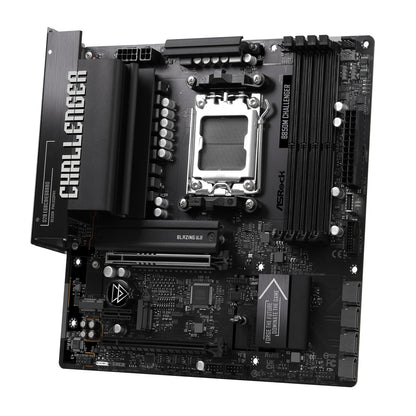 ASRock B850M Challenger AMD AM5 Socket Motherboard mATX 4xDDR5 Slot 2xM.2 Socket