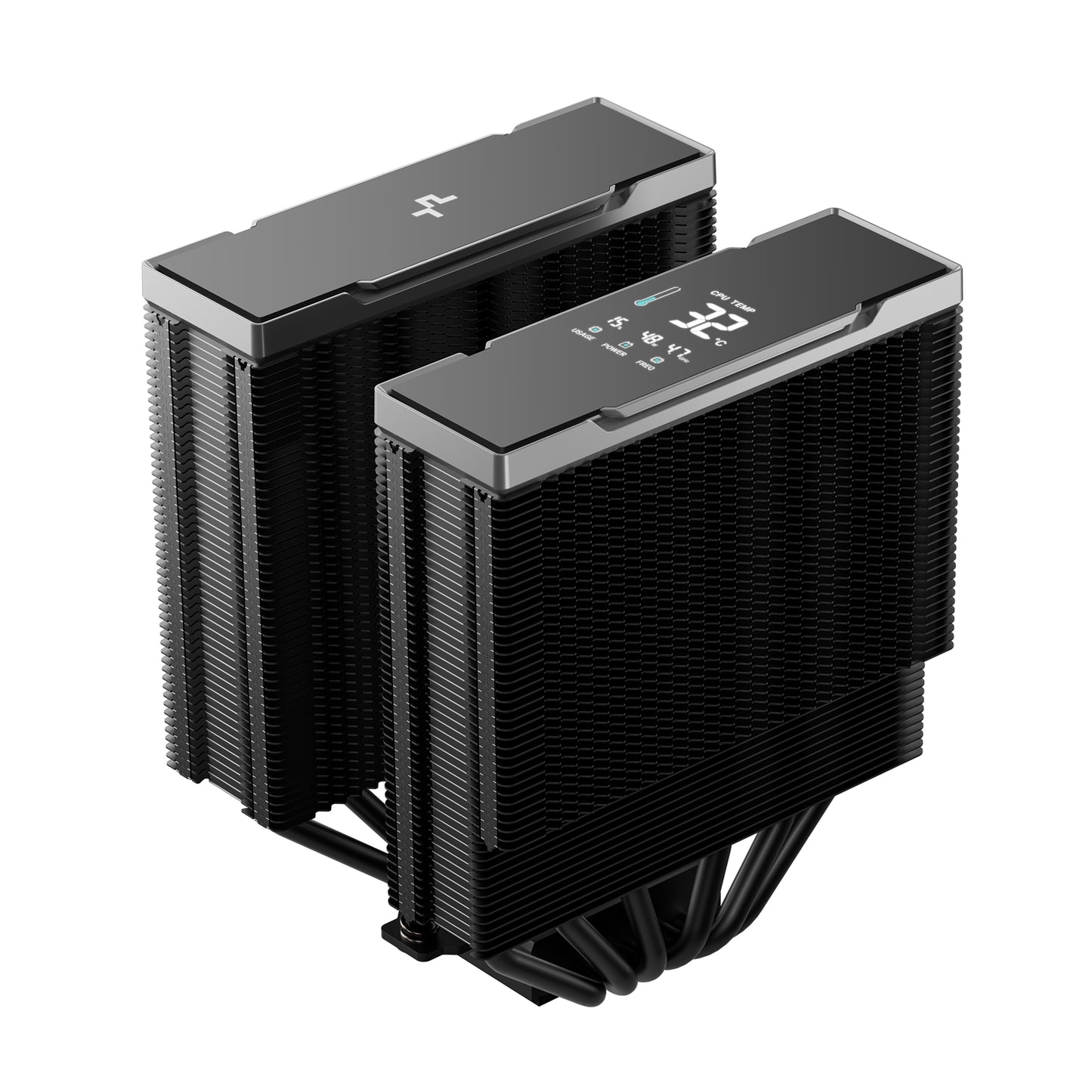 DeepCool AK620 G2 DIGITAL NYX Dual Tower CPU Cooler, Black, Dual Fan, Intel/AMD