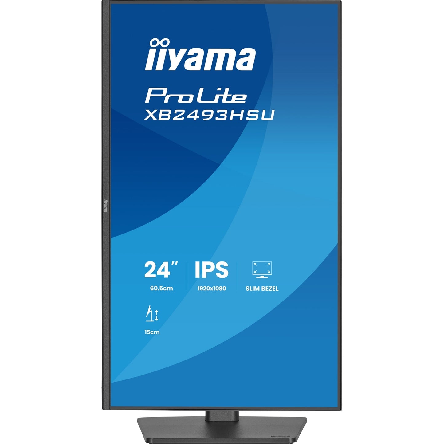 iiyama ProLite 24 Inch Monitor, FHD IPS, 120Hz, 1ms, Speakers, XB2493HSU-B1