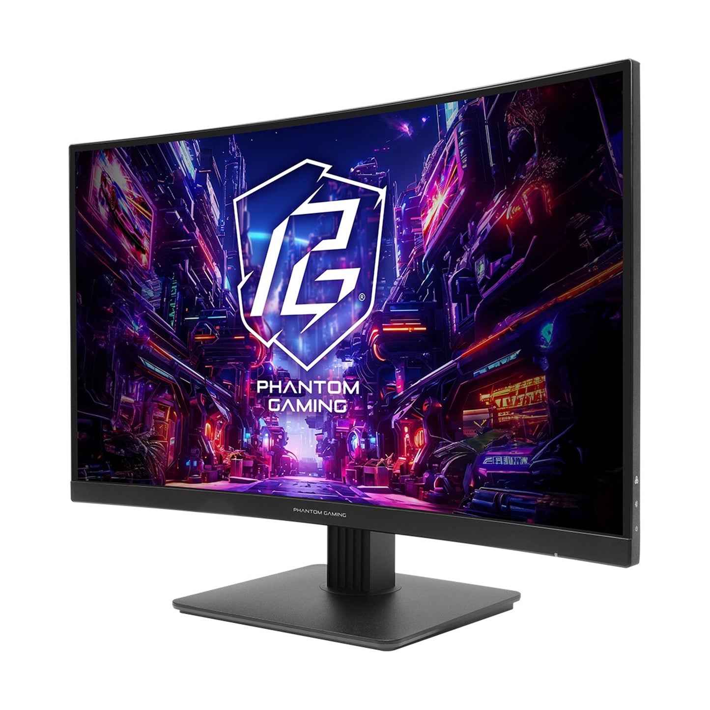 ASRock Phantom Gaming 27 Inch QHD Curved VA Gaming Monitor, 180Hz 1ms MPRT