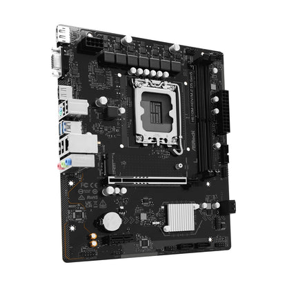 ASRock H610M-HDV/M.2 D5 Gen5 Motherboard, Intel 1700 Socket, Micro-ATX, DDR5