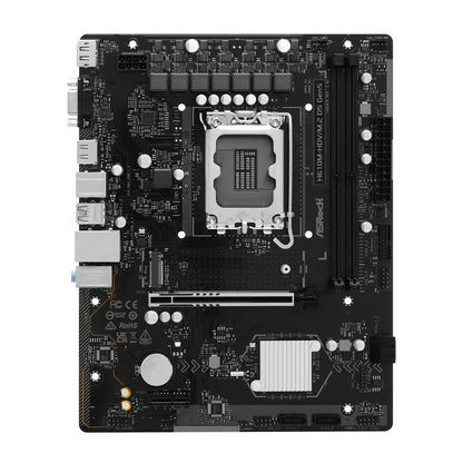ASRock H610M-HDV/M.2 D5 Gen5 Motherboard, Intel 1700 Socket, Micro-ATX, DDR5