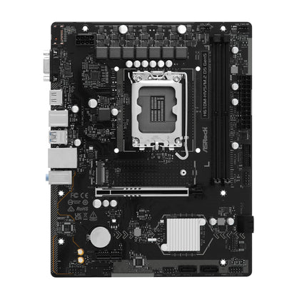 ASRock H610M-HVS/M.2 D5 GEN5 Motherboard, Intel 1700 Socket, Micro-ATX, DDR5