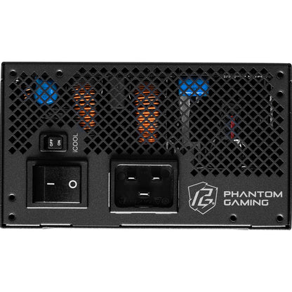ASRock PG-1000G Phantom Gaming Power Supply Unit, High Efficiency ATX 1000W PSU