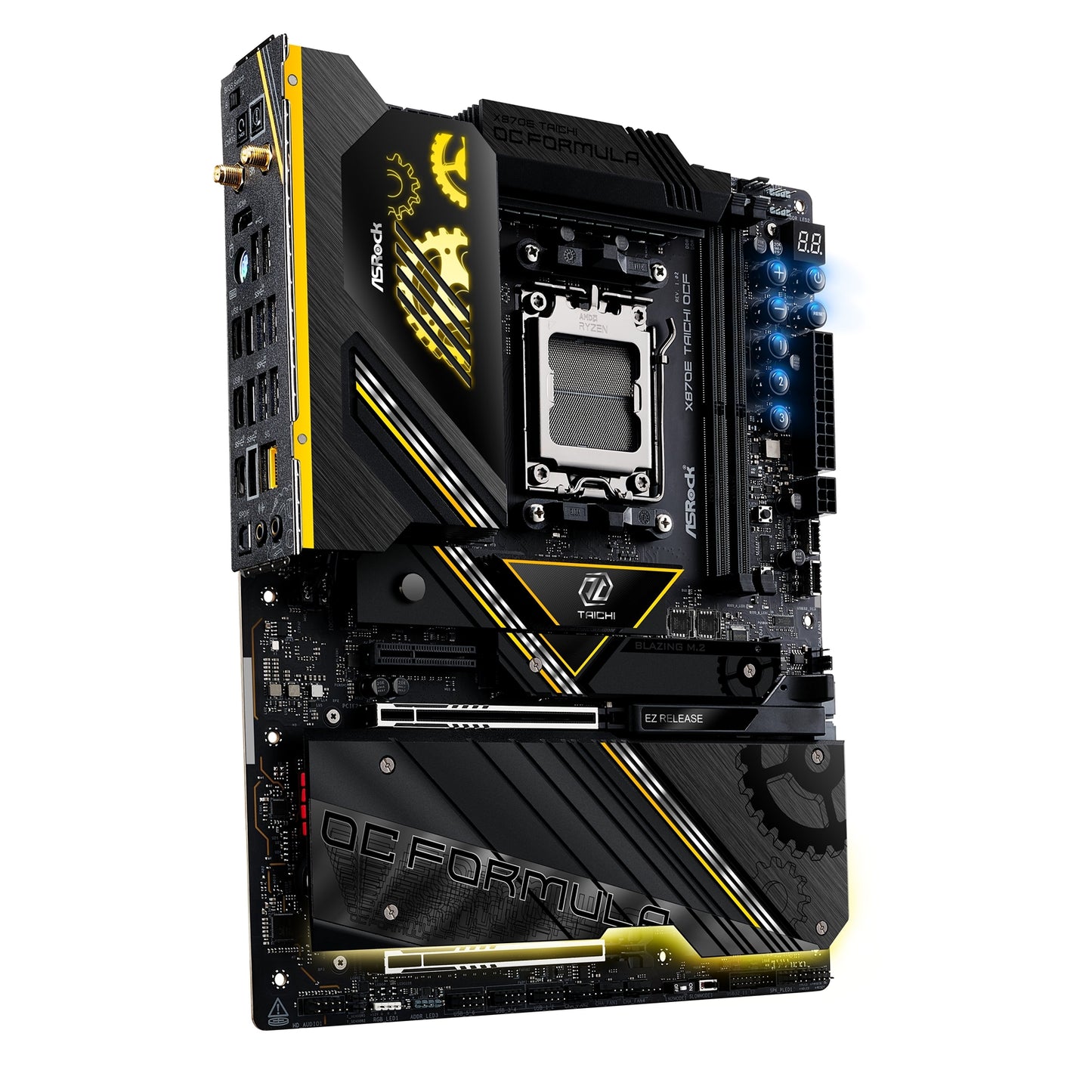 ASRock X870E TAICHI OCF AMD AM5 Socket Motherboard ATX 2xDDR5 6xM.2 Wi-Fi 7