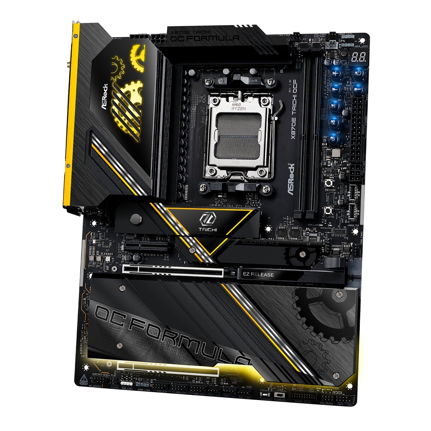 ASRock X870E TAICHI OCF AMD AM5 Socket Motherboard ATX 2xDDR5 6xM.2 Wi-Fi 7