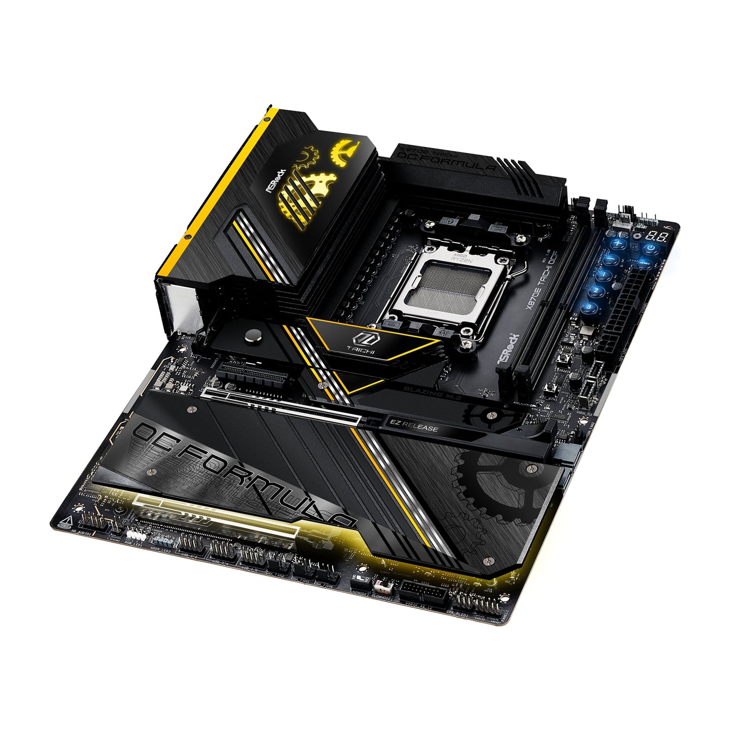 ASRock X870E TAICHI OCF AMD AM5 Socket Motherboard ATX 2xDDR5 6xM.2 Wi-Fi 7