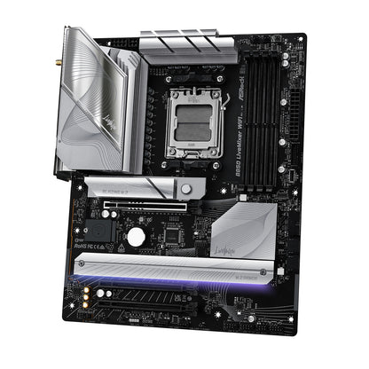 ASRock B850 LiveMixer WiFi Motherboard, AMD Socket AM5, ATX, DDR5, M.2, WiFi 7