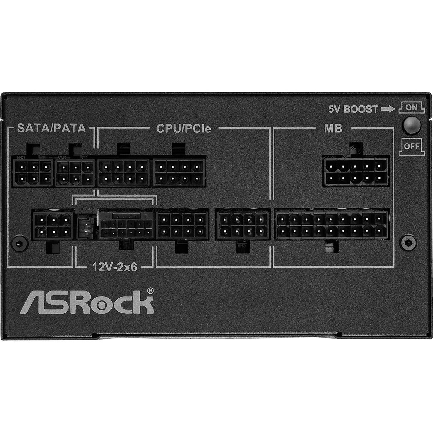ASRock PG-750G Phantom Gaming Power Supply Unit, High Efficiency ATX 750W PSU