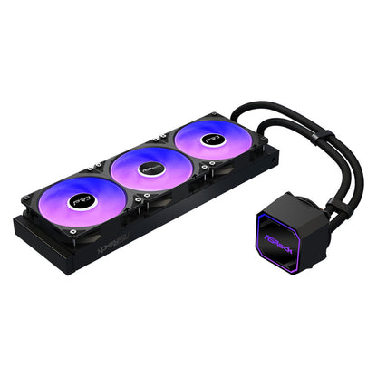 ASRock Pro 360 ARGB AIO Liquid CPU Cooler - 360mm Radiator, 120mm PWM Fans, ARGB