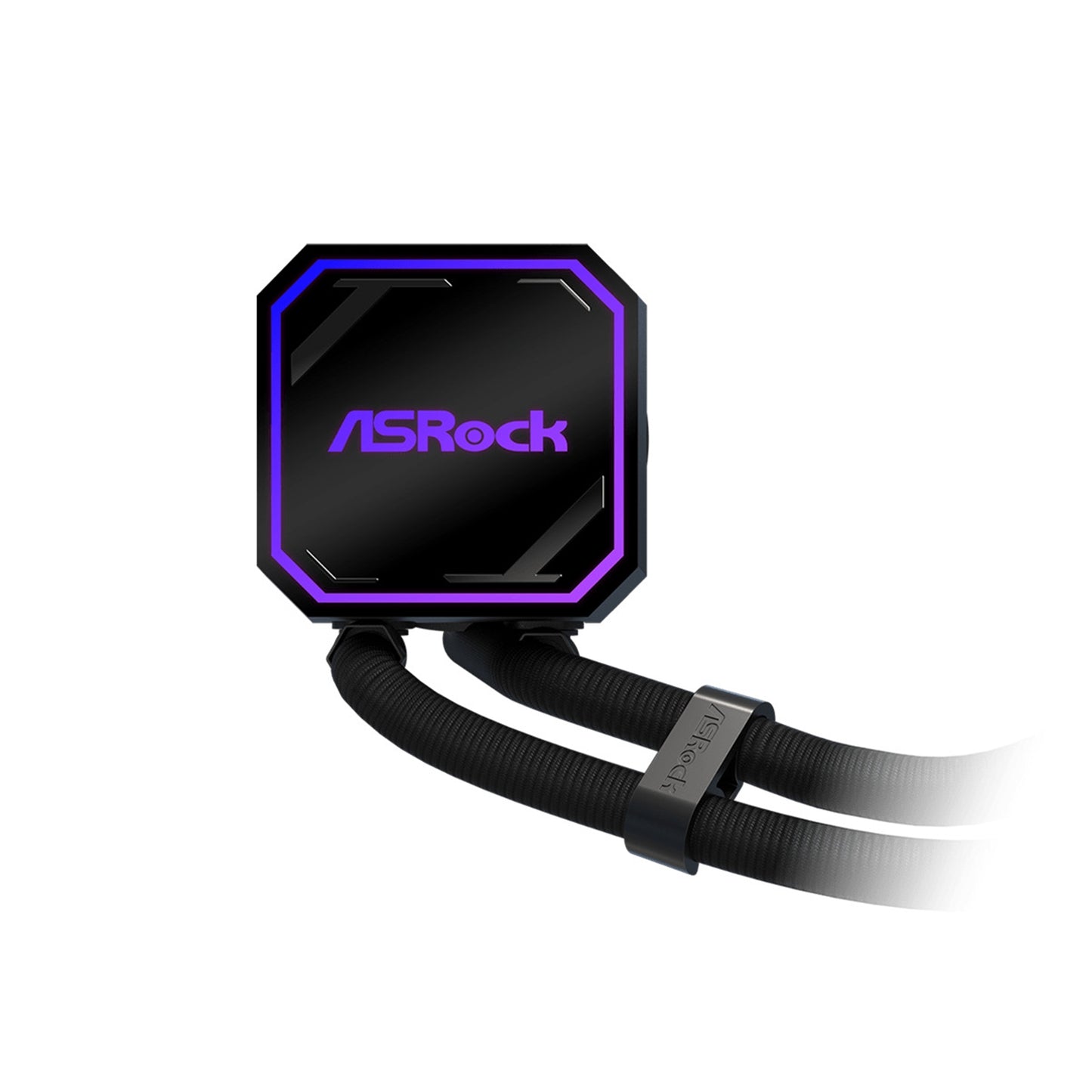 ASRock Pro 240 ARGB AIO Liquid CPU Cooler - 240mm Radiator, 120mm PWM Fans, ARGB