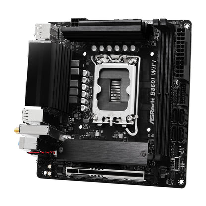ASRock B860I WiFi Intel 1851 Socket Motherboard mITX 2x DDR5 Slots 2x M.2 Socket