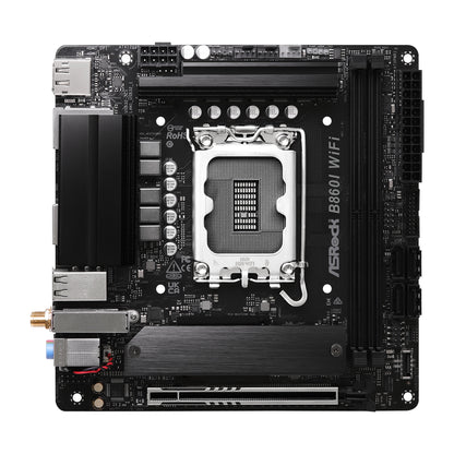 ASRock B860I WiFi Intel 1851 Socket Motherboard mITX 2x DDR5 Slots 2x M.2 Socket