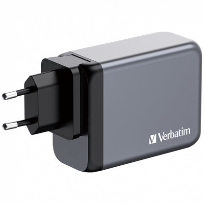 Verbatim GNC-200 GaN Charger 200W, 2x USB-C PD 100W/ USB-C PD 65W/ USB QC 3.0