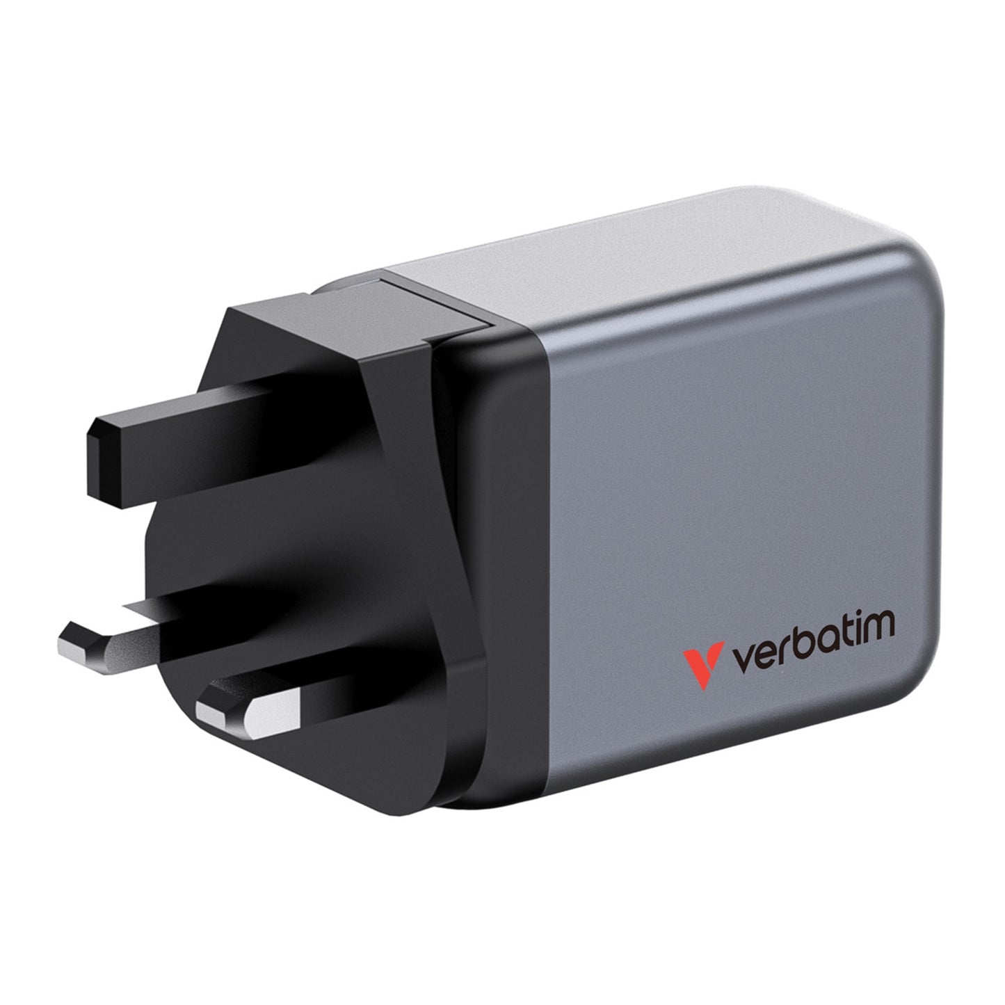 Verbatim GNC-65 GaN Charger 65W with 2x USB-C PD 65W/ 1x USB-A QC 3.0 (EU/UK/US)