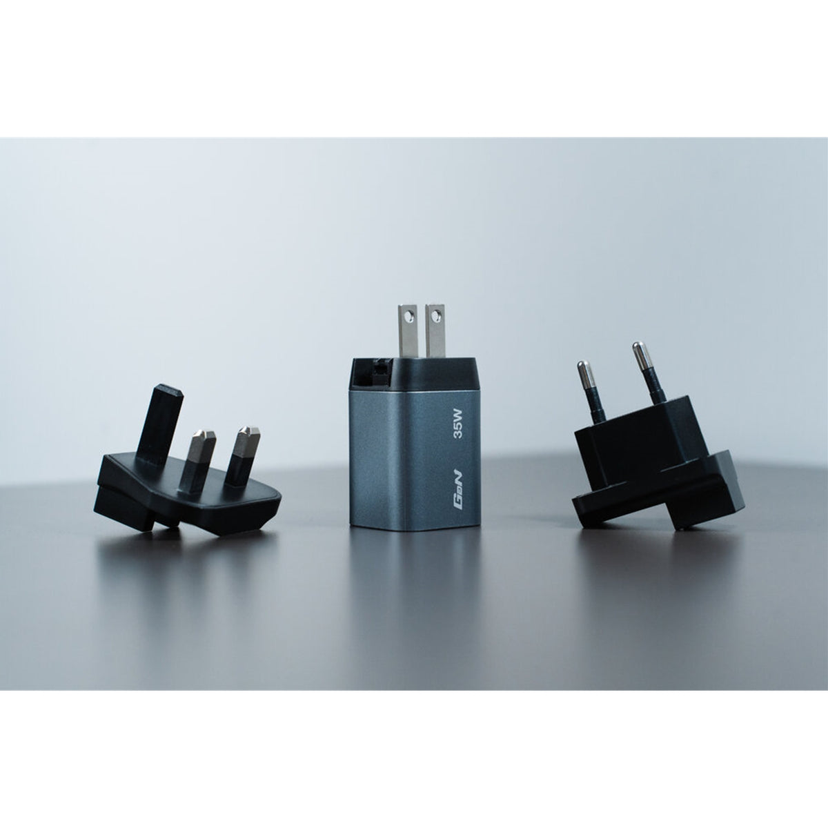 Verbatim GNC-35 GaN Charger 35W with 1x USB-C PD 35W/ 1x USB-A QC 3.0 (EU/UK/US)