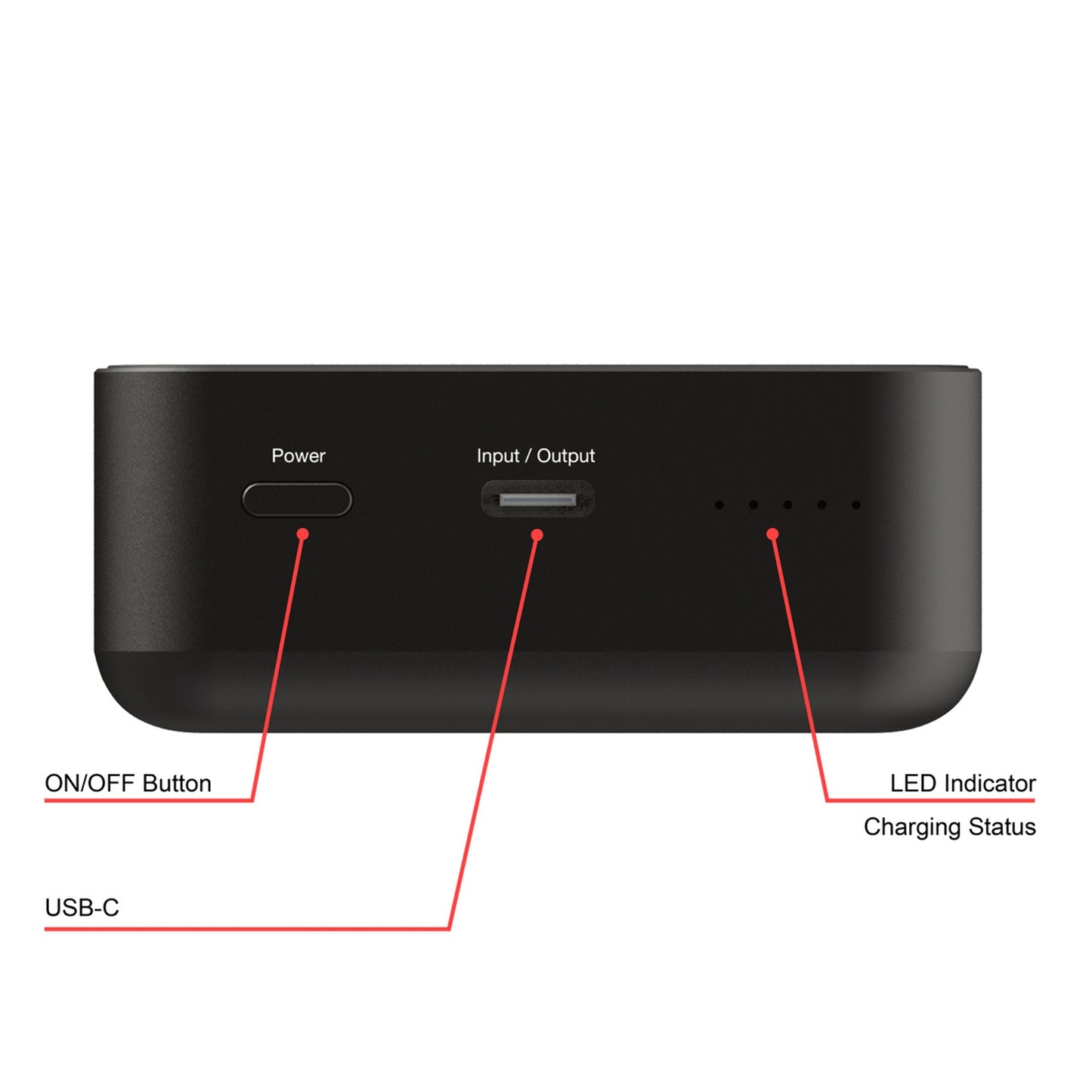 Verbatim Charge 'n' Go Power Bank Magnetic Wireless Charging 20000mAh Black