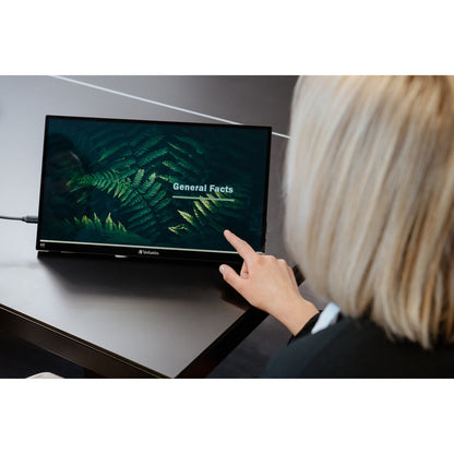 Verbatim(32238) Portable 15.6 Inch Touch Monitor 4K UHD ALU