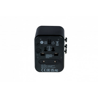 Verbatim (49543) UTA-01 Universal Travel Adapter with 2 x USB-A Ports