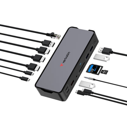 Verbatim (32171) USB-C Pro Docking Station 15 Port CDS-15