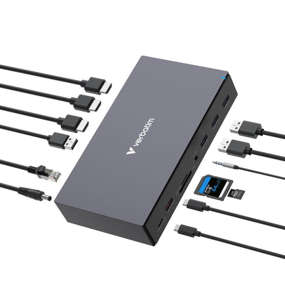 Verbatim (32172) USB-C PRO Docking Station 17 Port CDS-17