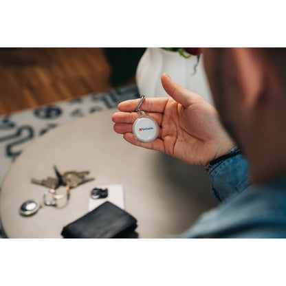 Verbatim MYFC-02BW My Finder Coin Bluetooth Item Finder 2 pack Black / White