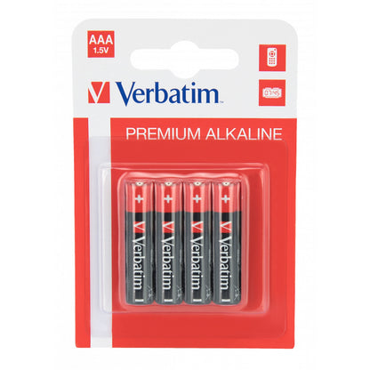 Verbatim (49920) AAA Battery Alkaline 4 Pack