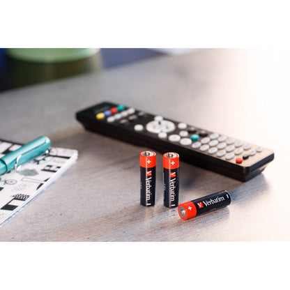 Verbatim (49501) AA Battery Alkaline 4 Pack Shrink Wrap