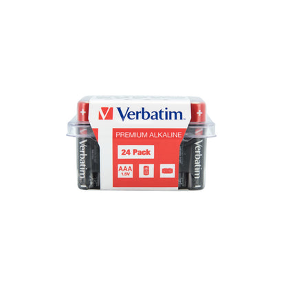 Verbatim (49504) AAA Battery Alkaline 24 Pack (BOX)