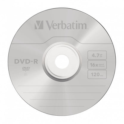 Verbatim (43549) DVD-R 16X 100 Pack Spindle 4.7GB Matt Silver