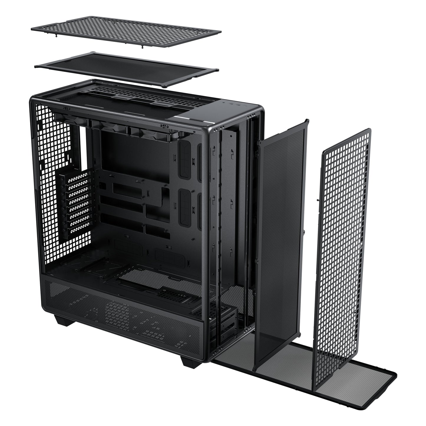 Antec 900 Full Tower PC Case, Tempered Glass Side Panel, E-ATX/ATX Support Black