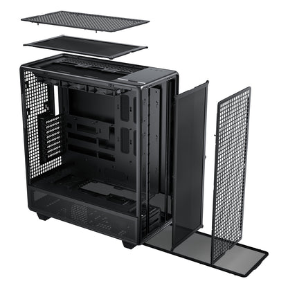 Antec 900 Full Tower PC Case, Tempered Glass Side Panel, E-ATX/ATX Support Black