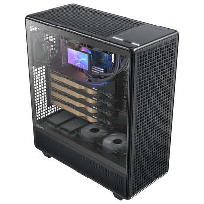 Antec 900 Full Tower PC Case, Tempered Glass Side Panel, E-ATX/ATX Support Black
