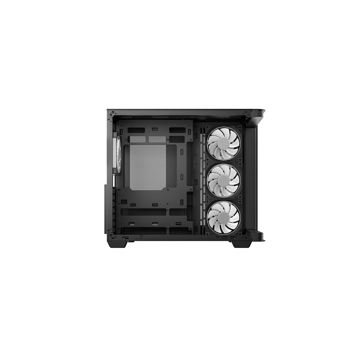 DeepCool CG530U 4F Case, Mid-Tower, 2x USB 3.0, Glass, ITX/Micro ATX/ATX, Black