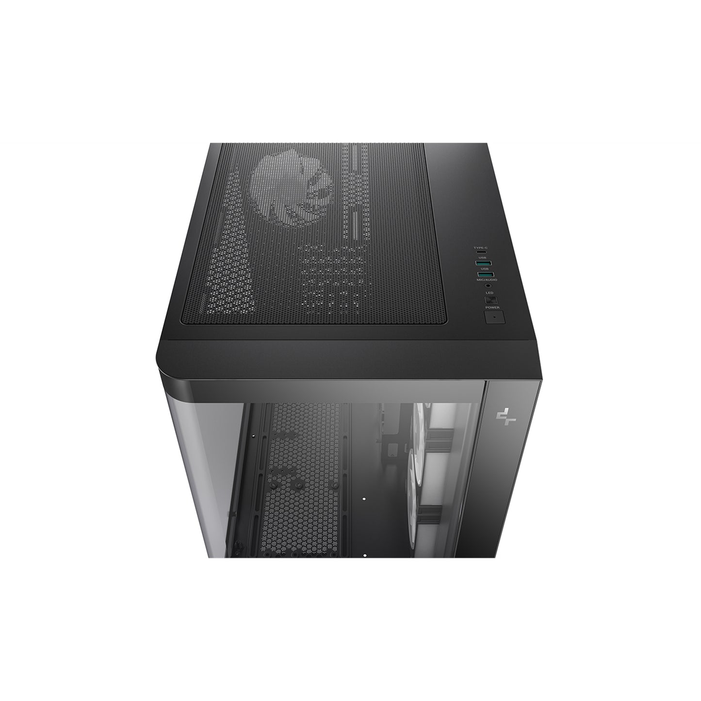 DeepCool CG530U 4F Case, Mid-Tower, 2x USB 3.0, Glass, ITX/Micro ATX/ATX, Black