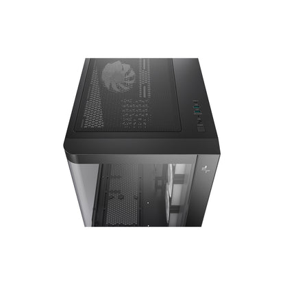DeepCool CG530U 4F Case, Mid-Tower, 2x USB 3.0, Glass, ITX/Micro ATX/ATX, Black