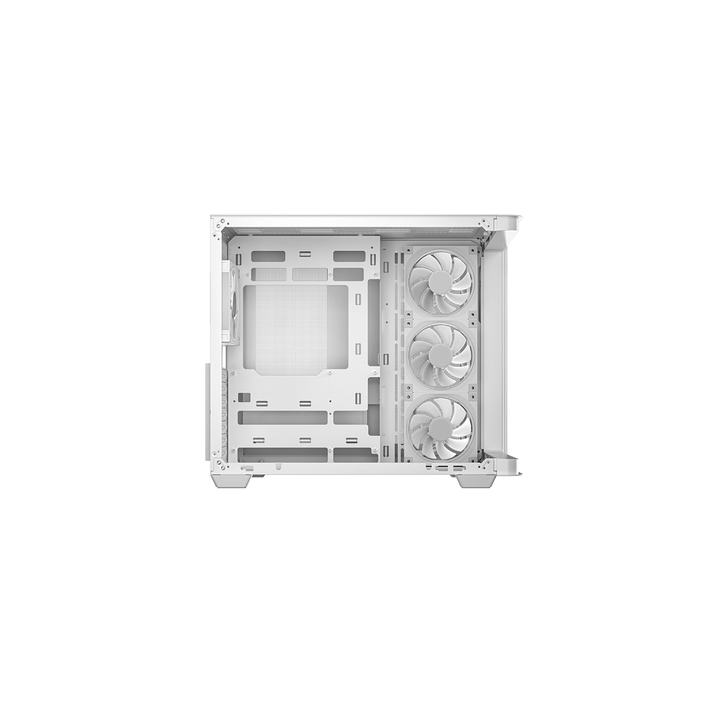 DeepCool CG530U 4F WH Case, Mid-Tower, 2x USB 3, Glass, ITX/Micro ATX/ATX, White