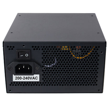 CiT 600W ATX Power Supply Unit, 120mm Silent Fan, PCIe, SATA & Molex Connectors
